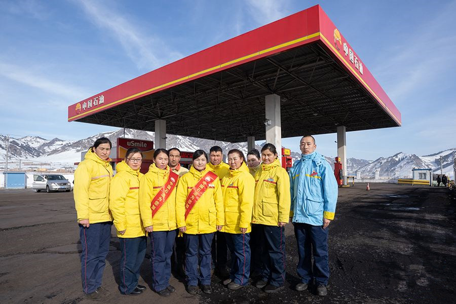 内蒙古中石化加油站网架